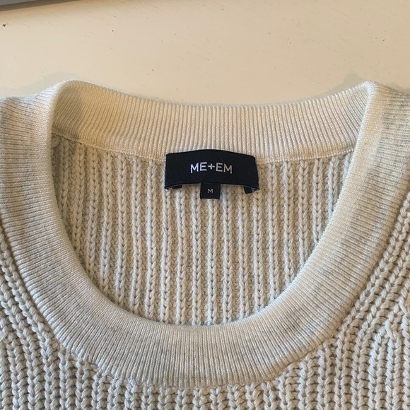 ME+EM Cream Sleeveless Sweater - Picture 3 of 5